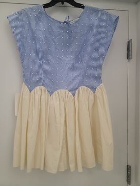 Never Fully Dressed
Monika Stripe Print Studded Crew Neck